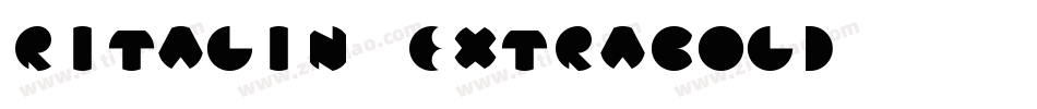 Ritalin ExtraBold字体转换